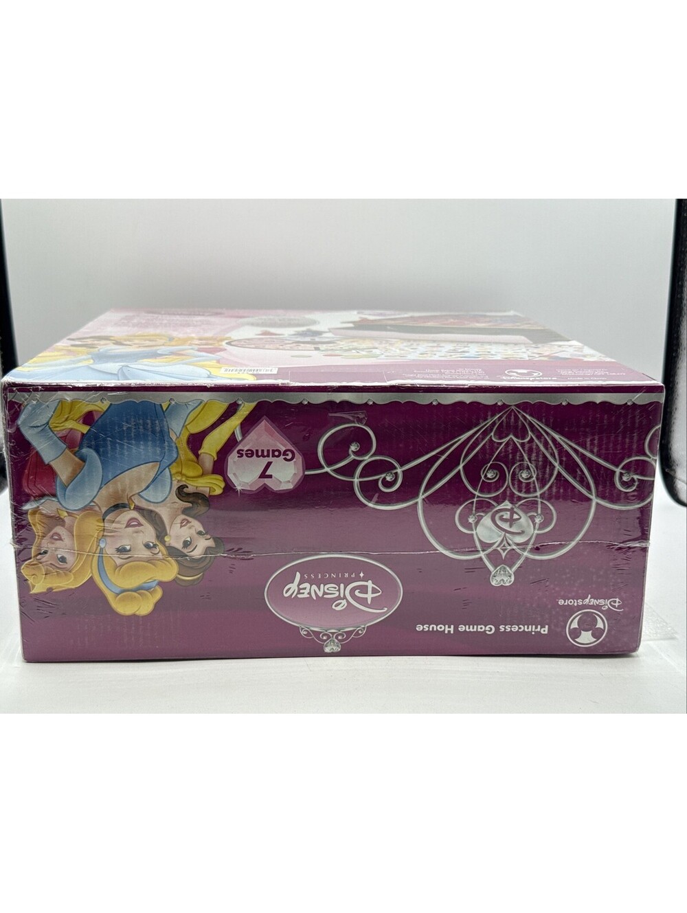 Disney Store Princess Board Game House 2002 Storage Box 7 Games Sealed Checkers - Picture 7 of 7